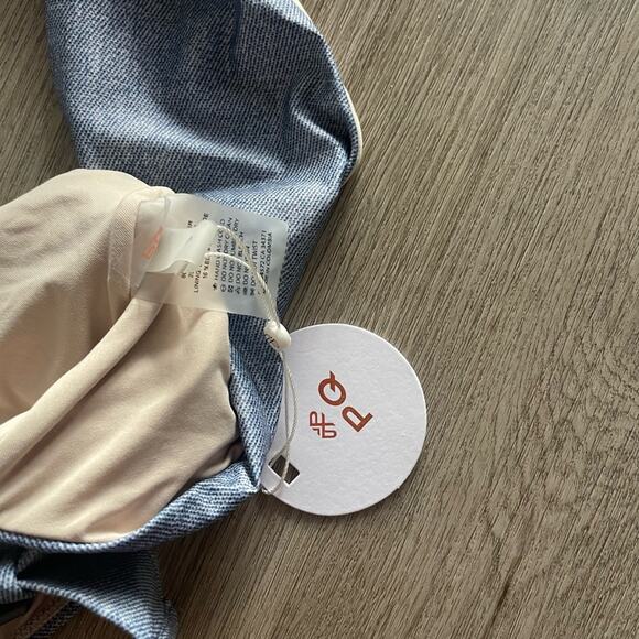 PQ swim Alex indie blue belted one piece bikini swimwear size small NEW - Picture 7 of 9